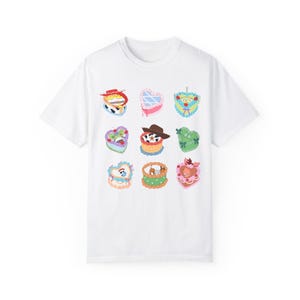 Koszulka Toy Story Coquette Cakes Comfort Colors | Koszulka Pixar Toy Story Style Bakery | Koszulka Disney Treats White