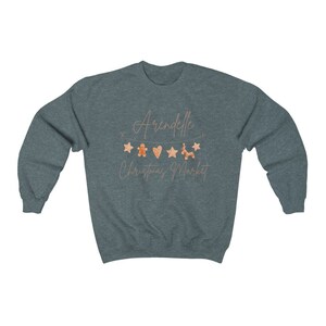 Arendelle Christmas Market Sweatshirt | Women's Frozen Sweatshirt | Disney Christmas Sweatshirt | Epcot Christmas Sweatshirt | Disney Xmas image 6