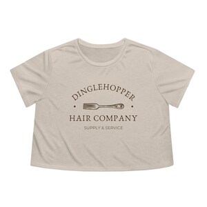 Dinglehopper Hair Company Crop TShirt | Little Mermaid Inspired Shirt | Ariel Shirt | Women's Little Mermaid Shirt | Simple Disney Shirt image 5