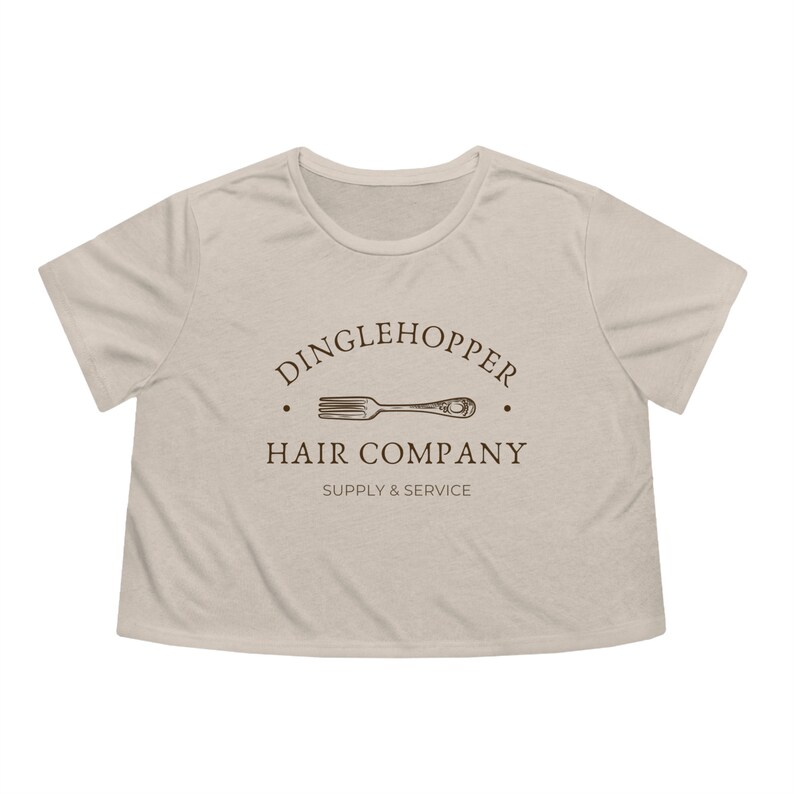 Dinglehopper Hair Company Crop TShirt | Little Mermaid Inspired Shirt | Ariel Shirt | Women's Little Mermaid Shirt | Simple Disney Shirt image 5