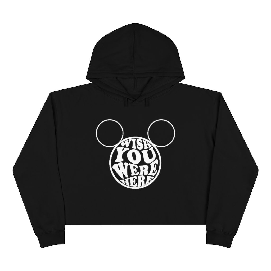 Wish You Were Here Disney Cropped Hoodie | Disney Vacation Cropped Hoodie