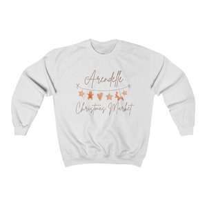 Arendelle Christmas Market Sweatshirt | Women's Frozen Sweatshirt | Disney Christmas Sweatshirt | Epcot Christmas Sweatshirt | Disney Xmas image 9