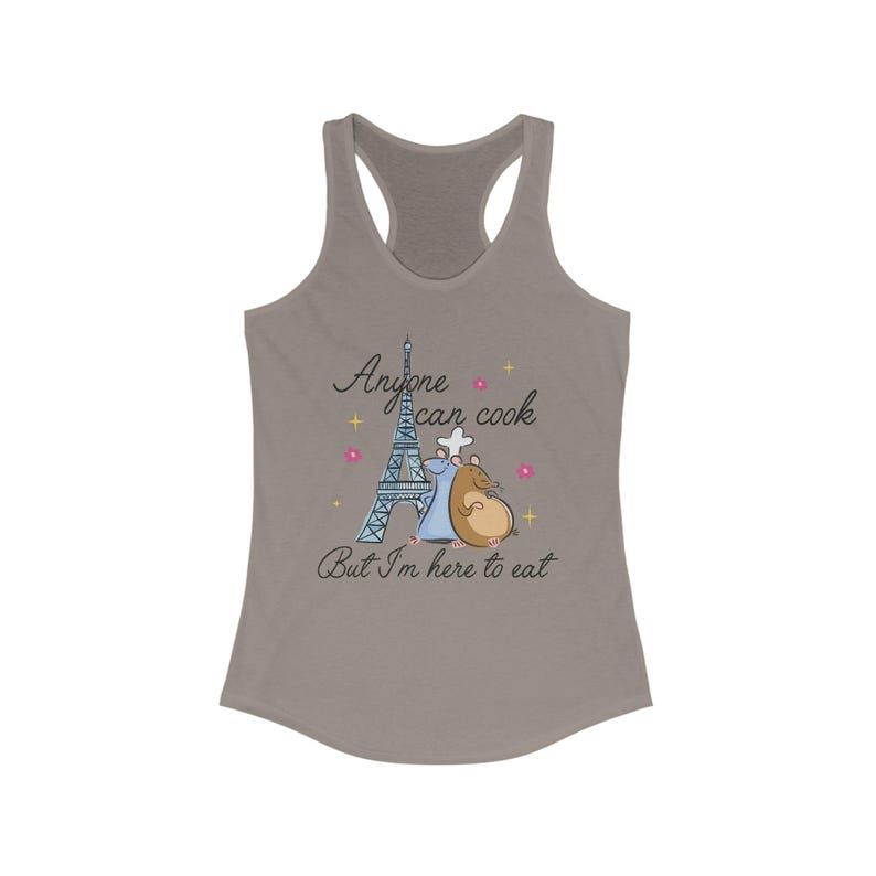 Anyone Can Cook But I'm Here to Eat Tank Top | Remy Sleeveless Shirt | Ratatouille Epcot Shirt image 4