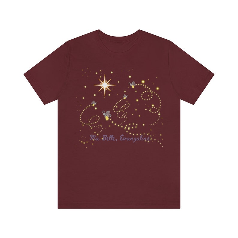 Camisa Ma Belle Evangaline / Camisa princesa y rana / Camisa Ray Firefly / Princesa de mujer y camisa rana / Camisa Tiana imagen 6