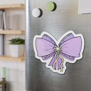 Rapunzel Magnet | Princess Coquette Bow Cruise Door  Magnet | Rapunzel Cruise Magnet | Disney Cruise Magnets | Disney Magic Wish
