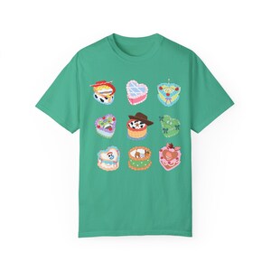Koszulka Toy Story Coquette Cakes Comfort Colors | Koszulka Pixar Toy Story Style Bakery | Koszulka Disney Treats Island Green