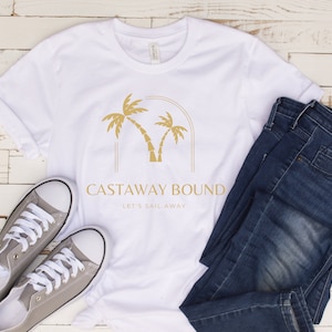 Castaway Bound Let&#39;s Sail Away T-Shirt | Cruise Line Shirt | Disney Inspired | Family Matching | Castaway Cay Shirt | Disney Cruise Shirt