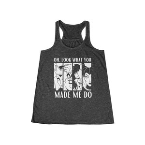 Look What You Made Me Do Disney Villains Racerback Tank Top Shirt | Classic Disney Villains Sleeveless Shirt | Disney Halloween Shirt image 6