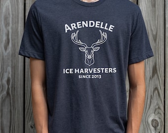 Camiseta Frozen para hombre / Camiseta Arendelle Ice Harvesters / Camisetas Frozen a juego para toda la familia / Camisetas Frozen para parejas / Camiseta Frozen para mujer
