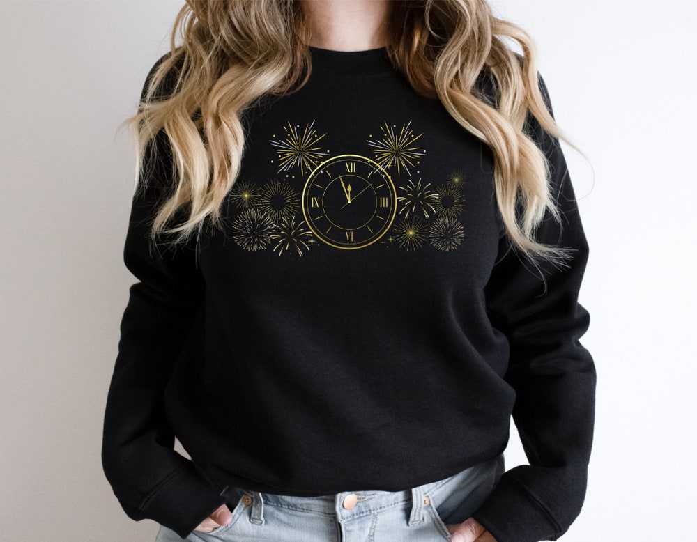 New Years Disney Sweatshirt | Happy New Years 2024 | Disney Fireworks Sweatshirt | New Years Fireworks | Disneyland New Years Sweatshirt Teesummer