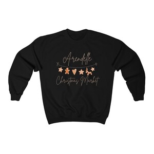 Arendelle Christmas Market Sweatshirt | Women's Frozen Sweatshirt | Disney Christmas Sweatshirt | Epcot Christmas Sweatshirt | Disney Xmas image 4