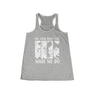 Look What You Made Me Do Disney Villains Racerback Tank Top Shirt | Classic Disney Villains Sleeveless Shirt | Disney Halloween Shirt image 3