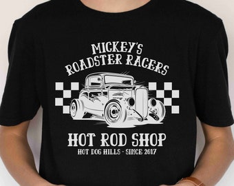 Mickey's Roadster Racers Shirt / Disney Dad Shirt / Disney Hot Rod Car Shirt / Disney Junior Shirt / Men's Car Shirt /Mickey Roadster Racers
