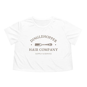 Dinglehopper Hair Company Crop TShirt | Little Mermaid Inspired Shirt | Ariel Shirt | Women's Little Mermaid Shirt | Simple Disney Shirt image 2