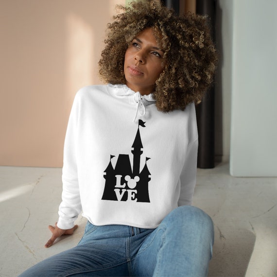 Buy Disney Cropped Hoodie Sweatshirt Minnie Mickey Castle Hoodie Minnie Mickey Mouse Cropped Hoodie Minnie Mickey Mouse Cropped Online in India Etsy