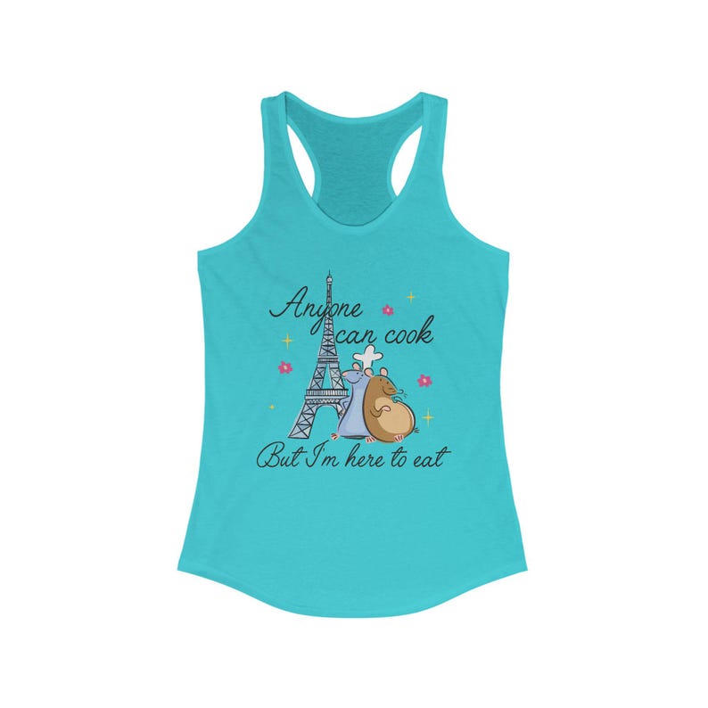 Anyone Can Cook But I'm Here to Eat Tank Top | Remy Sleeveless Shirt | Ratatouille Epcot Shirt image 7
