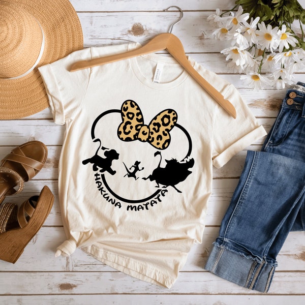 Hakuna Matata Minnie Shirt | Animal Kingdom Day Shirt | Matching Family Animal Kingdom Shirts