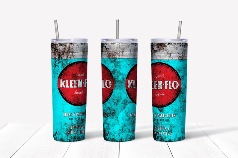 Kleen Flo Brake Cleaner Dirty PNG 20 Oz Skinny Tumbler Wrap Etsy Australia