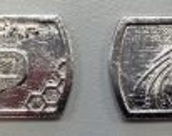 Futuristic Metal Coins - 500 CAP (10x)