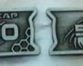 Futuristic Metal Coins - 5000 CAP (10x)