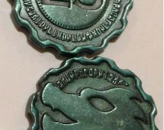 Metal Dragon Coins - 25 (10x)