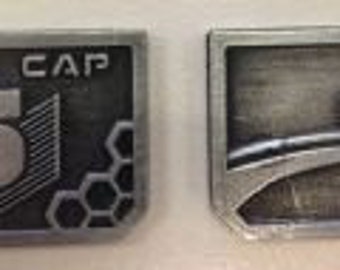 Futuristic Metal Coins - 5 CAP (10x)