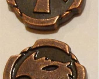 Metal Dragon Coins - 1 (10x)