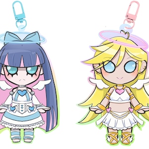 Panty and stocking angel charms
