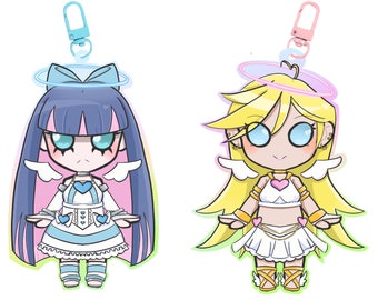 Panty and stocking angel charms