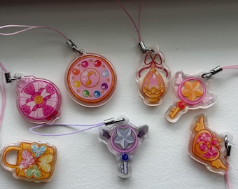 Magical girl phone charm