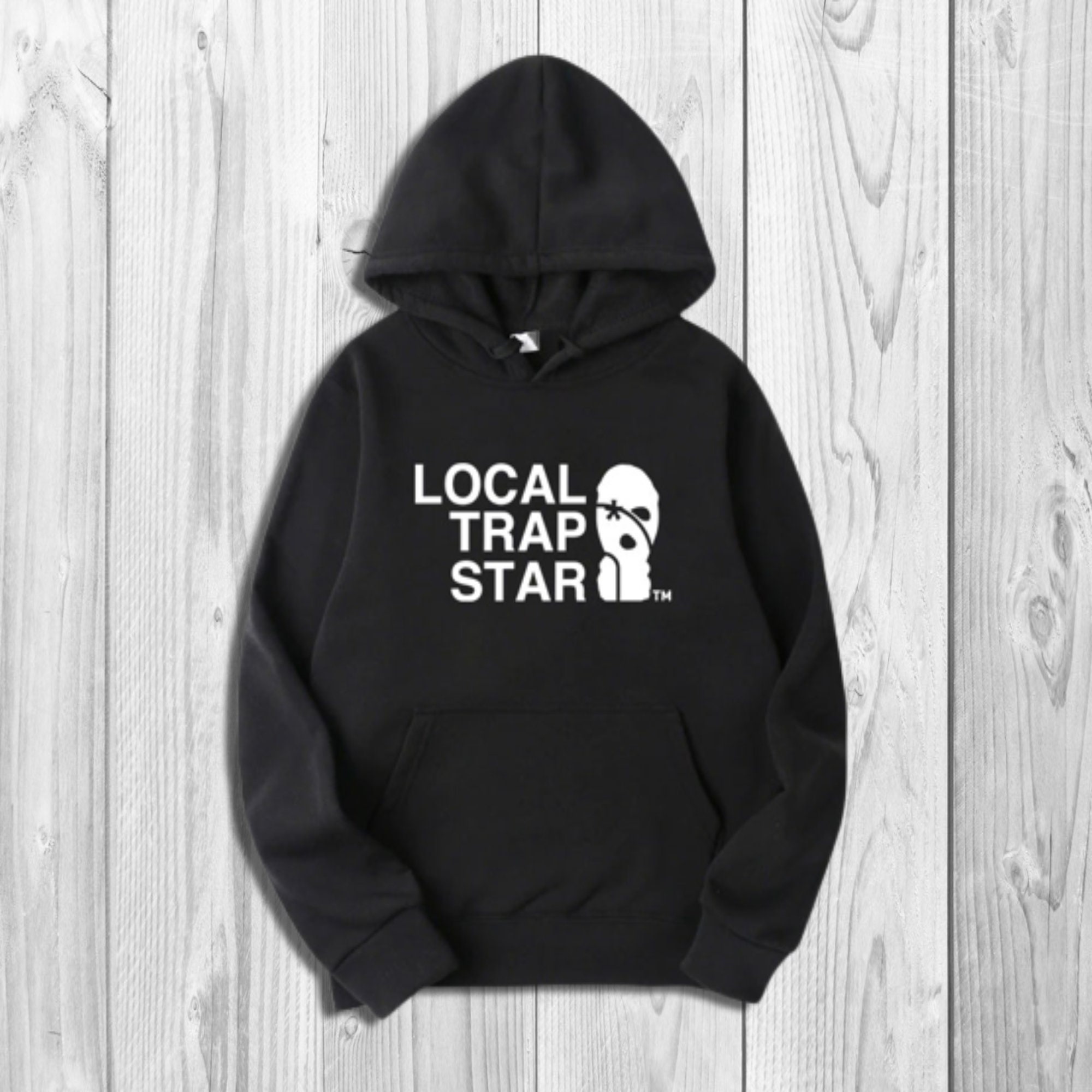 local trap star hoodie