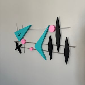 Boomerang Mid Century Modern Atomic Wall Decor