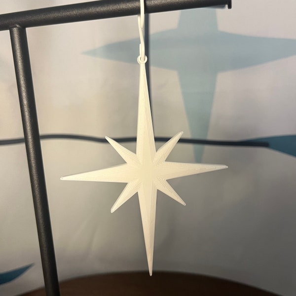 North Star Mid Century Christmas Ornament