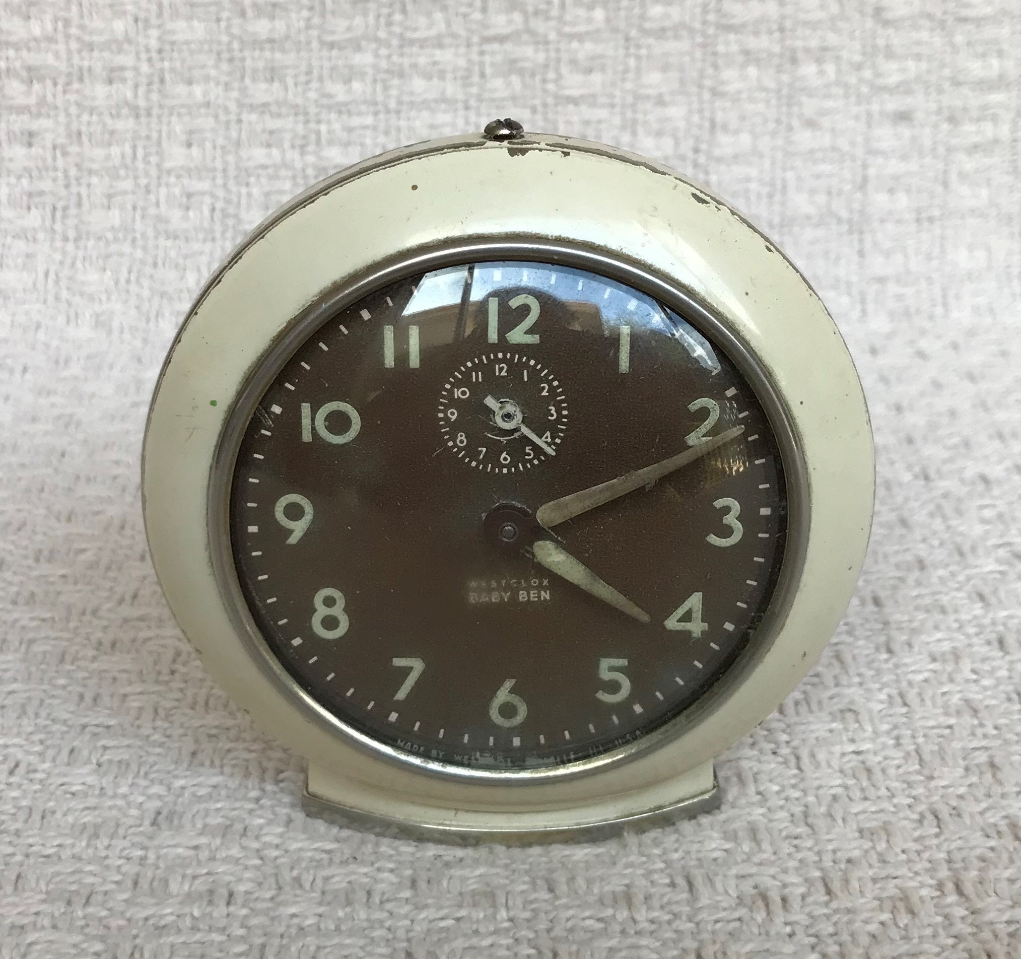 Vintage Westclox Baby Ben Alarm Clock – Made in Australia, 1950s