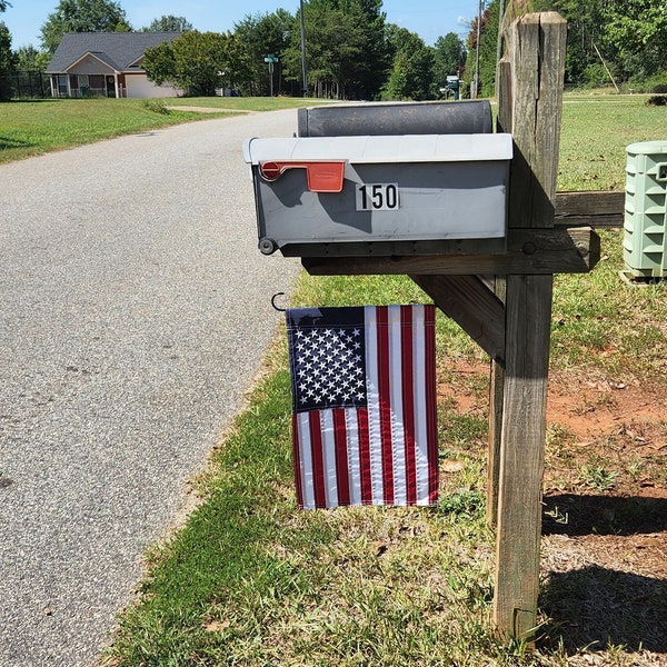 Flag Holder / Garden flag holder / mailbox flag / flag holder angled