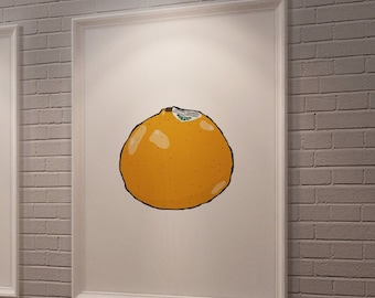 Mandarin Digital Print