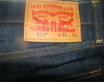 Levi Strauss 511 W32 L32 Vintage Jeans Great Condition