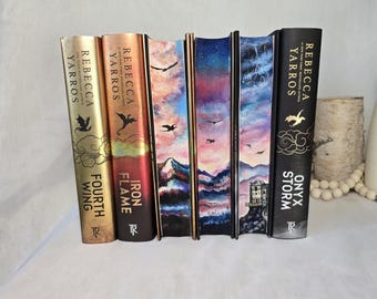 The Empyrean bookset/ hand painted edges!
