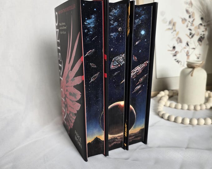 Red Rising Sprayed Edges Red Rising Trilogy/ Hand Painted Edges! - Etsy