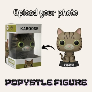 Personalized Cat Funko Pop Figure , Custom Pet Memorial Gift