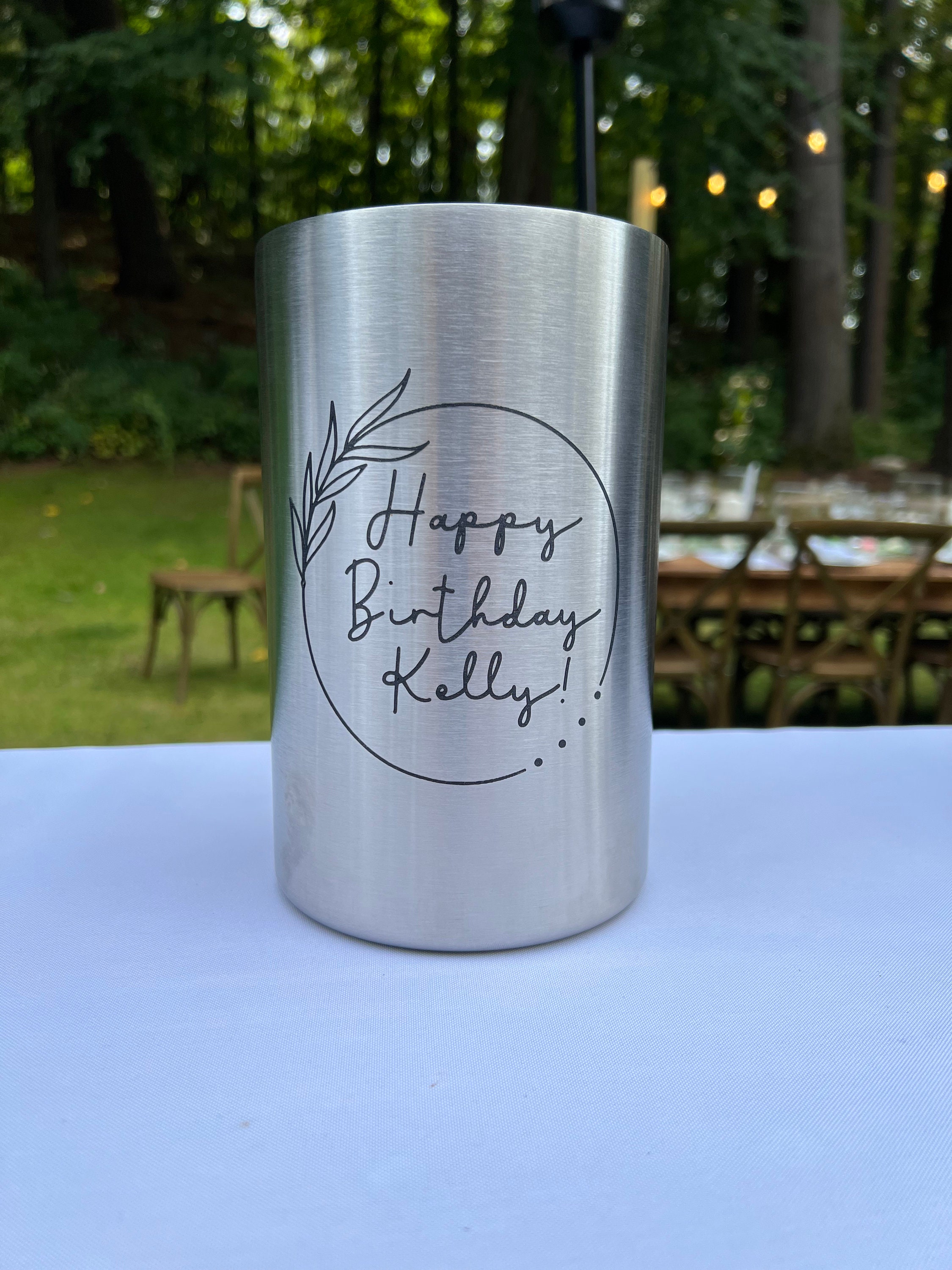 Personalized Wine Chiller Bucket / Insulated Champagne Beer Etsy