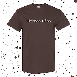 Kielbasa Better Than Fish Shirt, She Likes Kielbasa Polka Shirt, Czech Tshirt, German Top, Polish Tee, Polka Musician, Polka Band Fan
