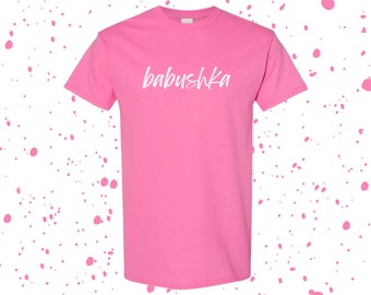 Camiseta de Babushka, regalo para abuela polaca, regalo para abuela alemana, regalo para abuela rusa, camiseta de Old Baba, regalo para bisabuela