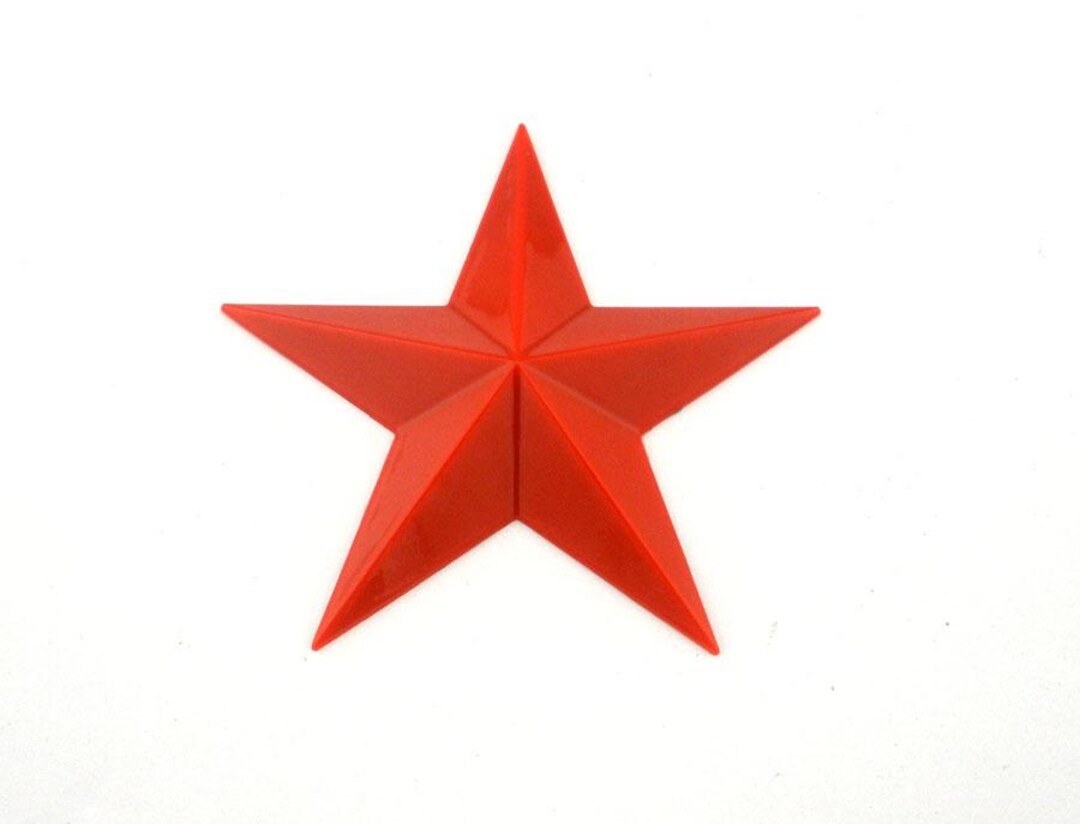 Stat Red Sticker Car Accessories Sticker Red Star United State America Quality 3d Metal ...