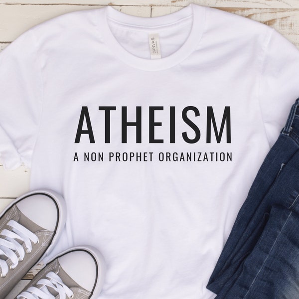 Think Out Loud Apparel "Save The Planet" Atheist T-Shirt - 100% Combed Cotton Unisex Tee - View #12