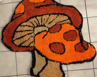 Mushroom Hand-Tufted Rug