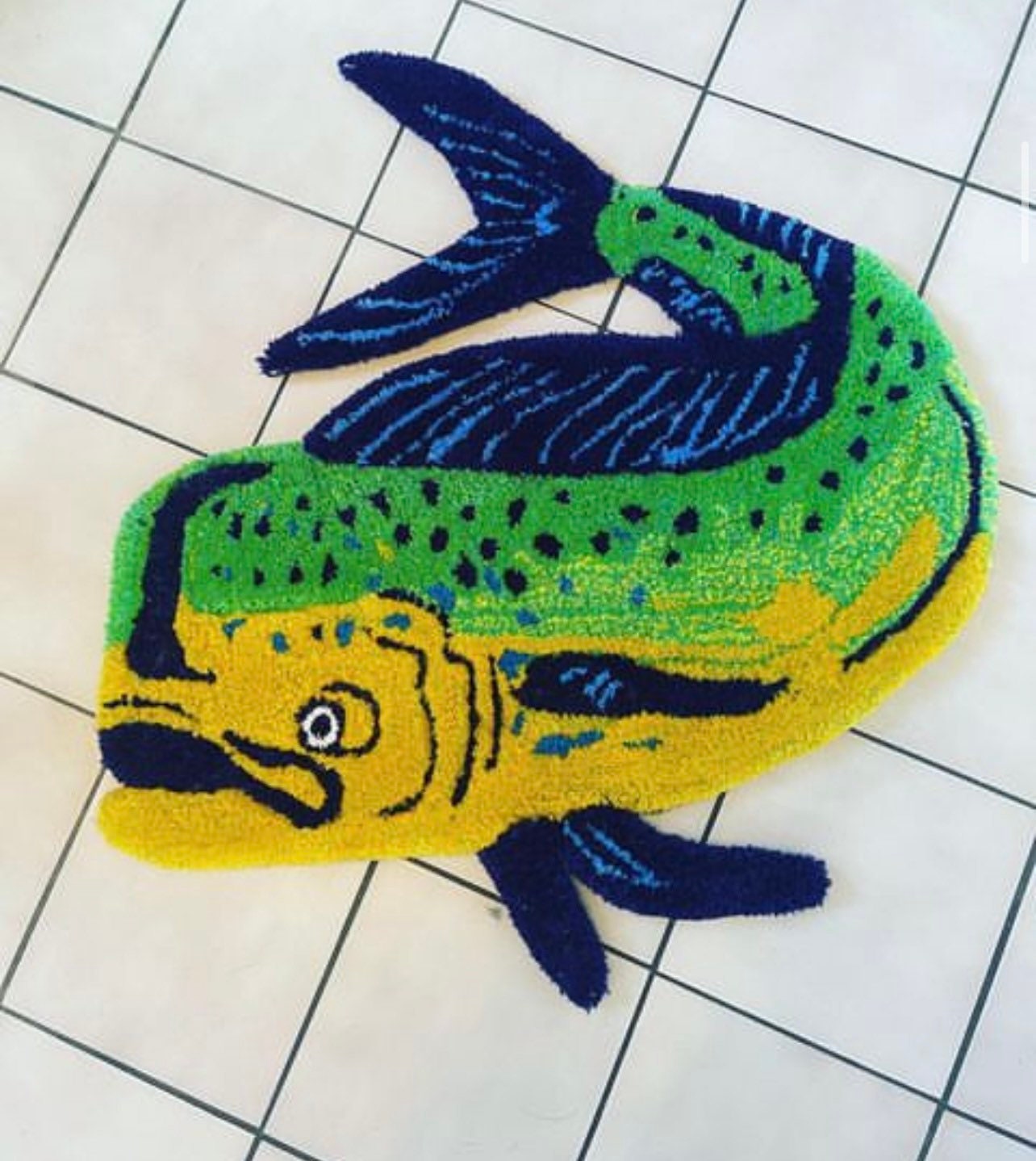 Sword Fish Rug FISH TUFTED RUGS - Etsy