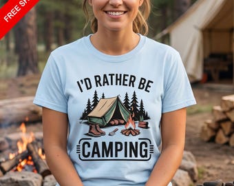 Funny Camping T-Shirt | Outdoor Adventure Gift | Camper Lover Tee