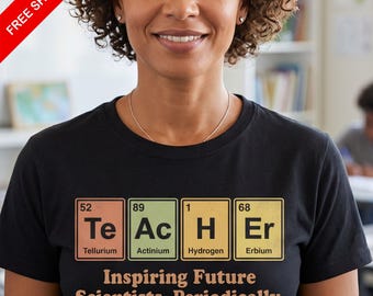 Funny Science Teacher T-Shirt | Periodic Table Gift | STEM Tee