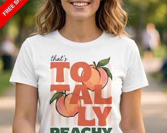 Das ist Peachy T-Shirt | Lustiges Obst Geschenk | Sommer-Grafik-T-Shirt